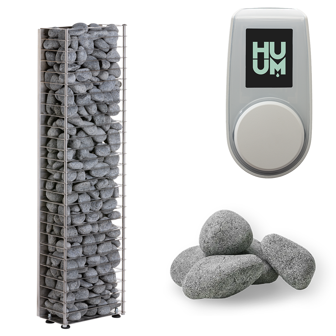 HUUM CLIFF Series 9.0kW Sauna Heater Package