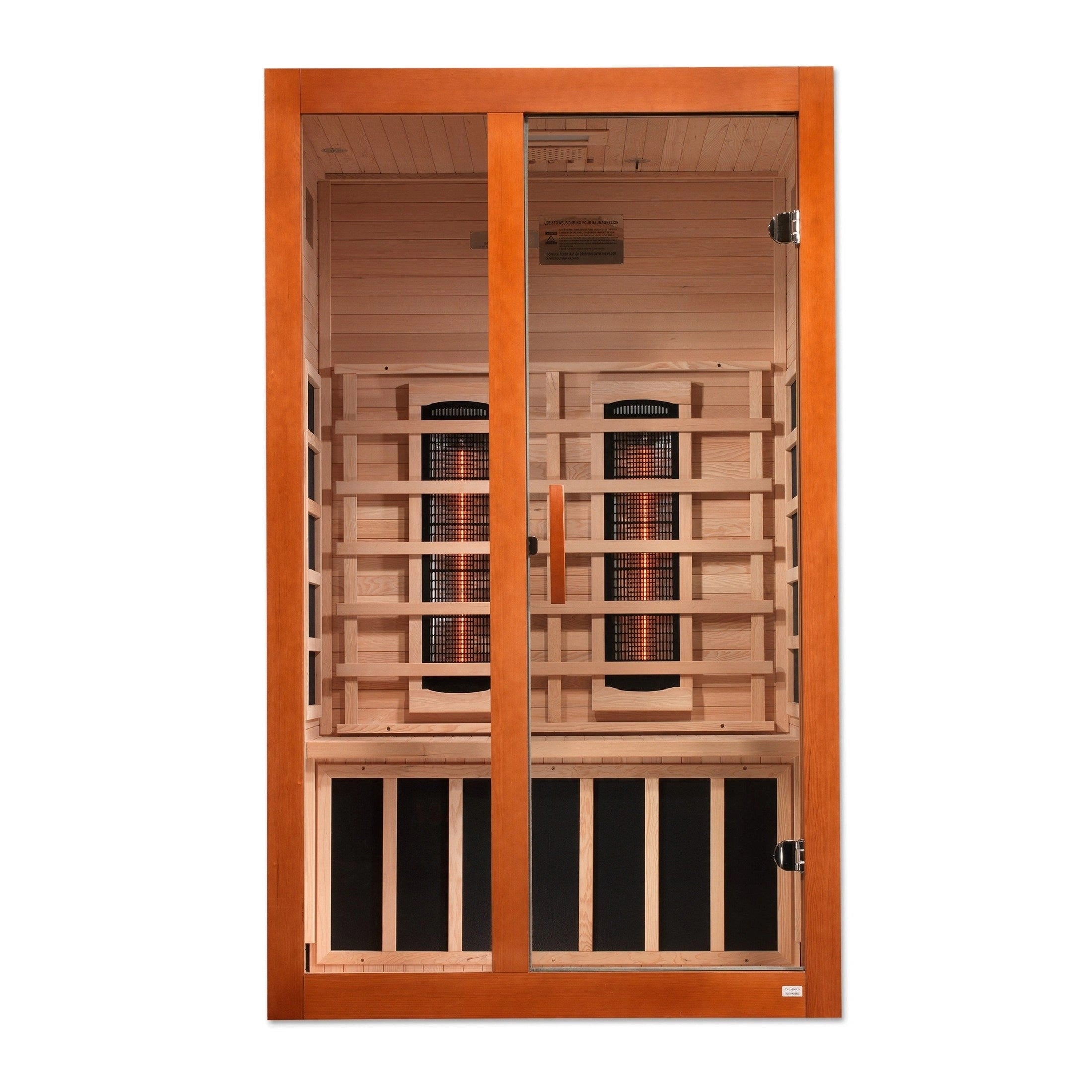 Dynamic "Santiago" 2-person Full Spectrum Near Zero EMF FAR Infrared Sauna DYN-6210-01