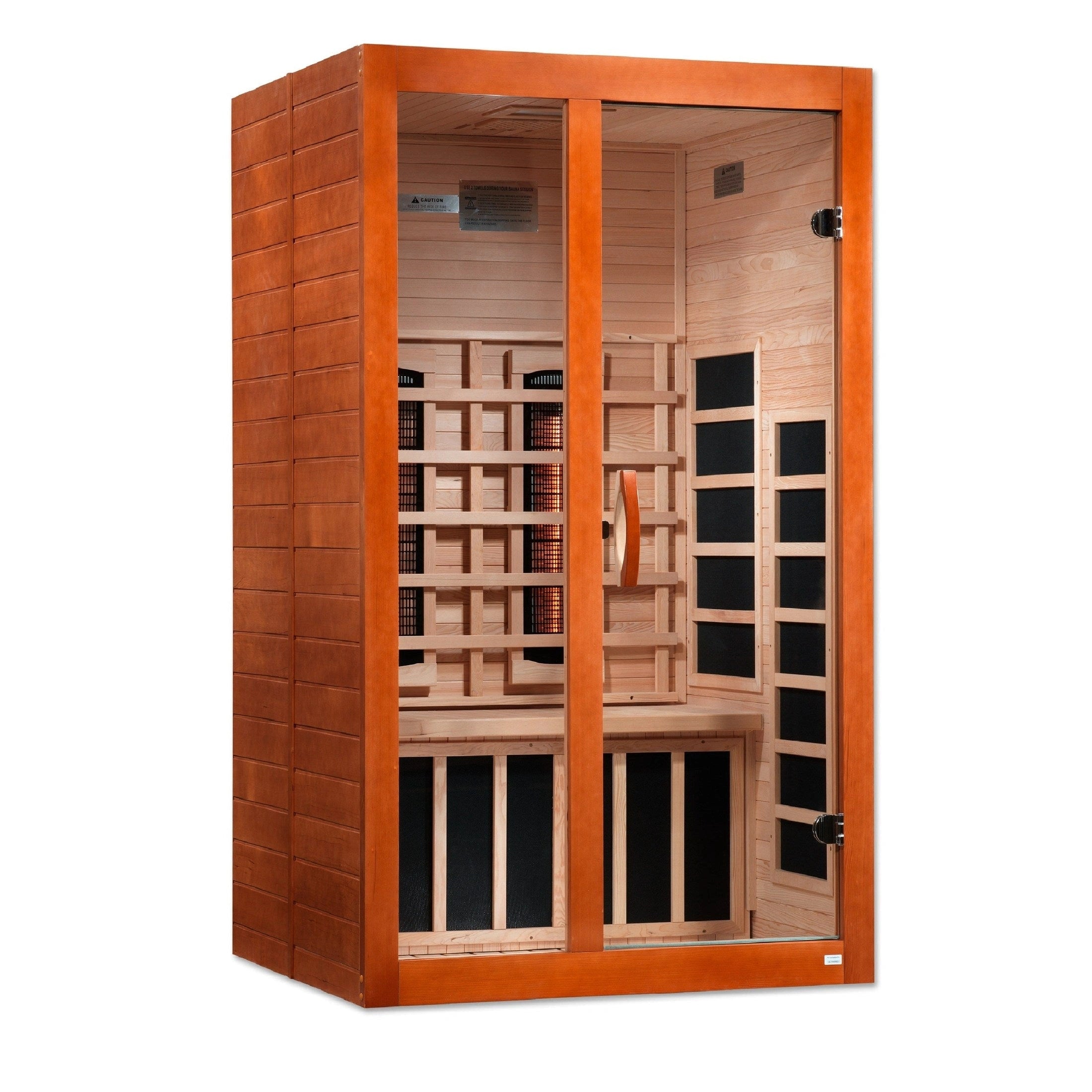 Dynamic "Santiago" 2-person Full Spectrum Near Zero EMF FAR Infrared Sauna DYN-6210-01