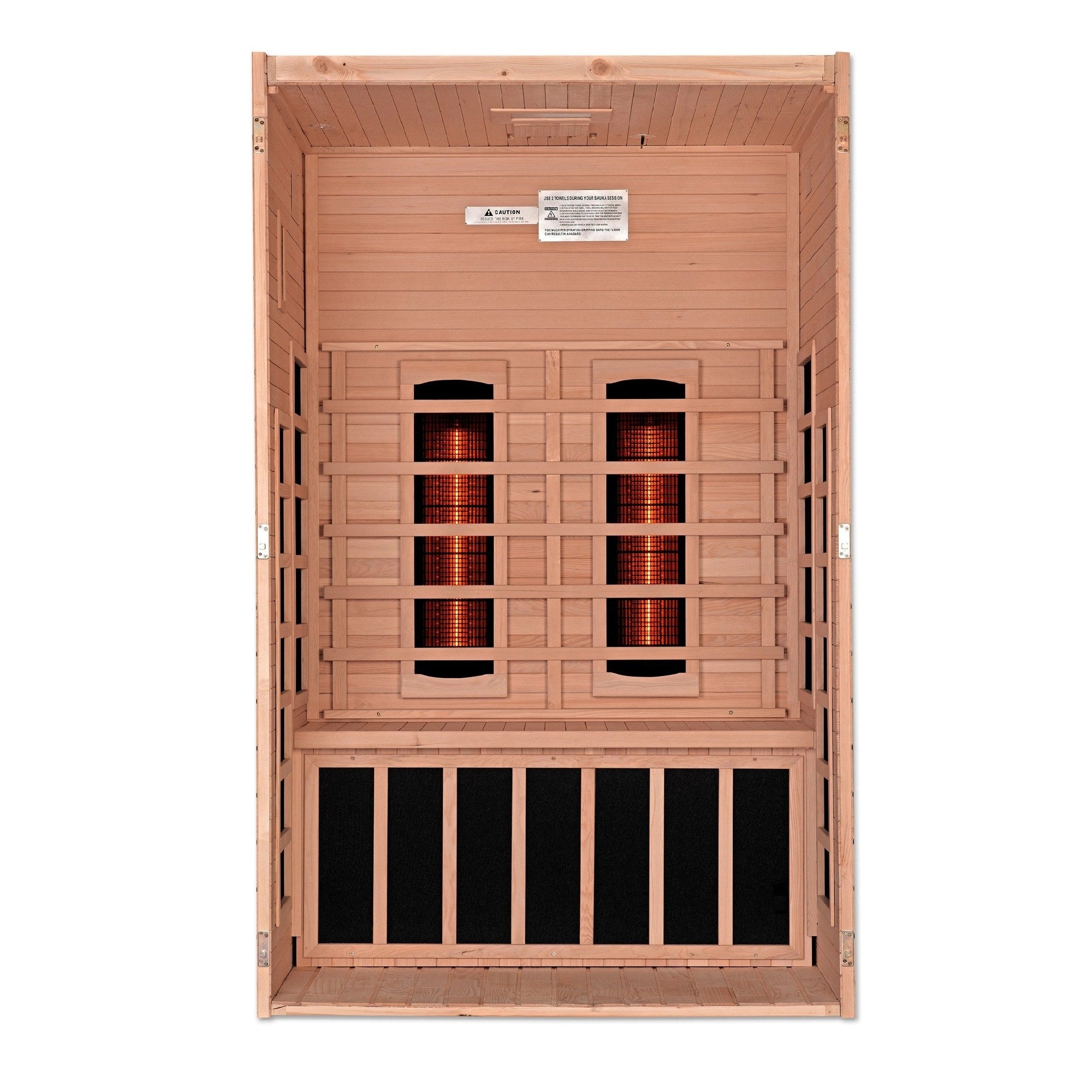 Dynamic "Santiago" 2-person Full Spectrum Near Zero EMF FAR Infrared Sauna DYN-6210-01