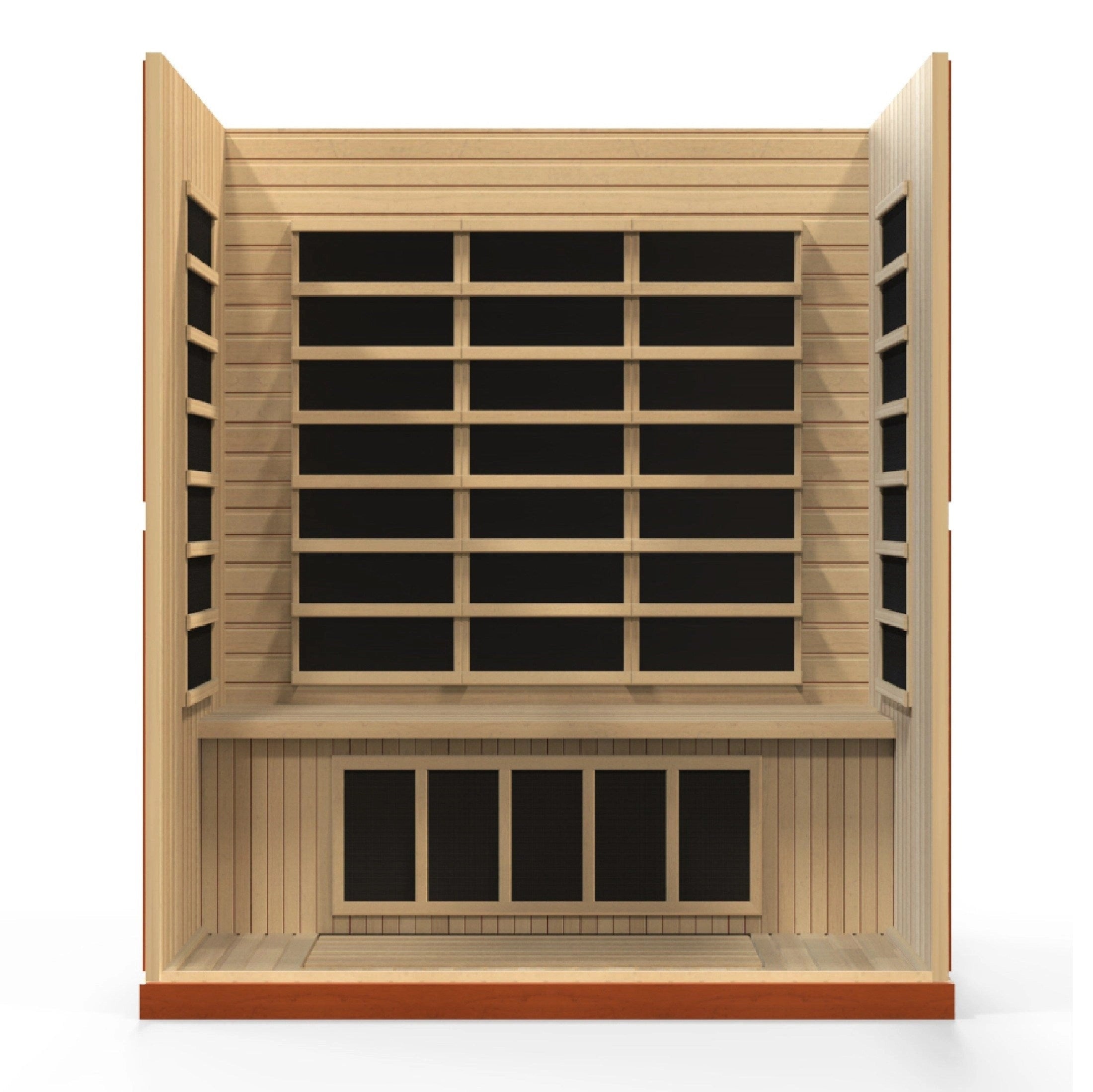 Dynamic "Bergamo" 4-person Low EMF FAR Infrared Sauna DYN-6440-01