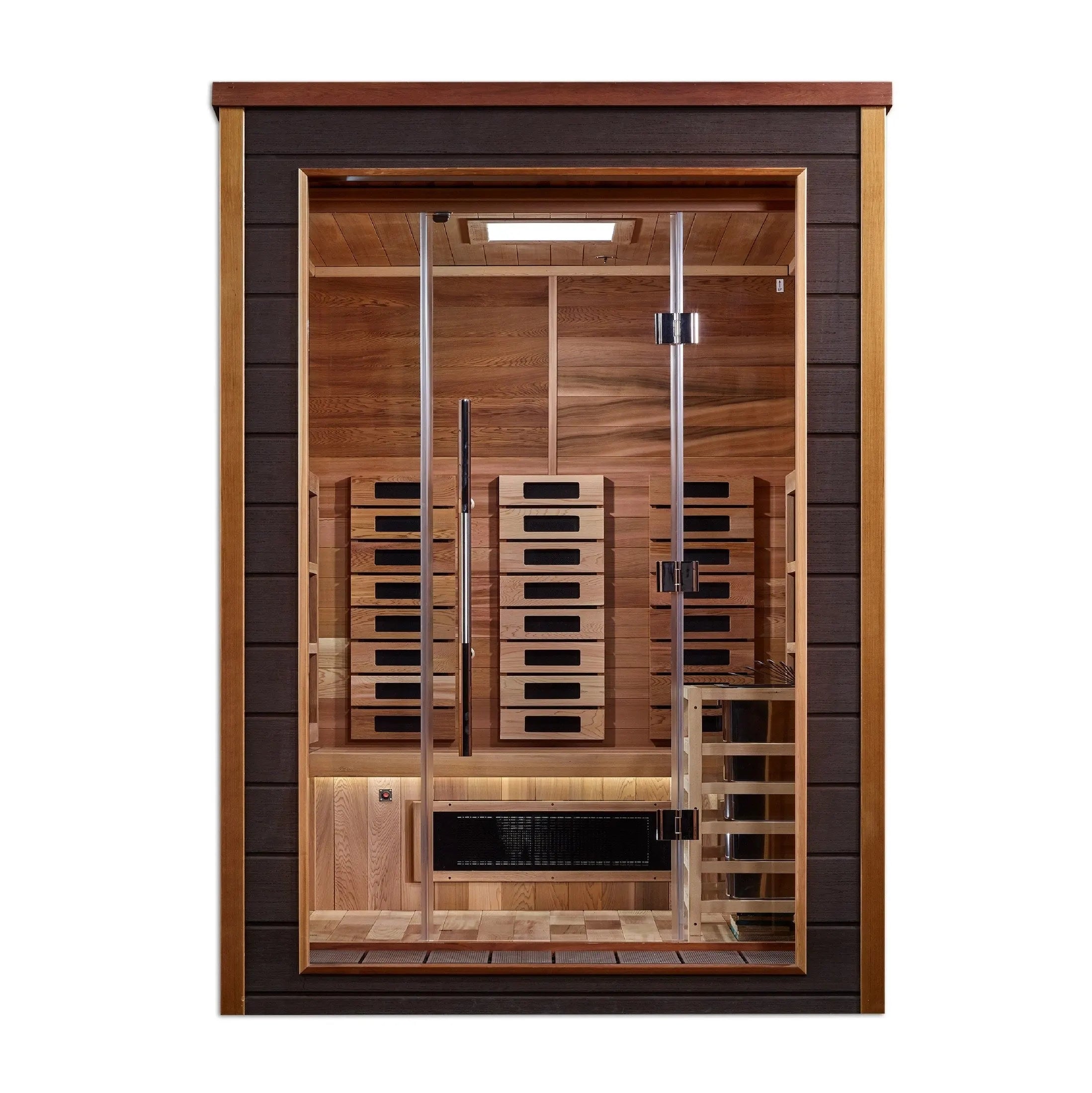 Golden Designs Nora 2 Person Hybrid Outdoor Sauna GDI-8222-01