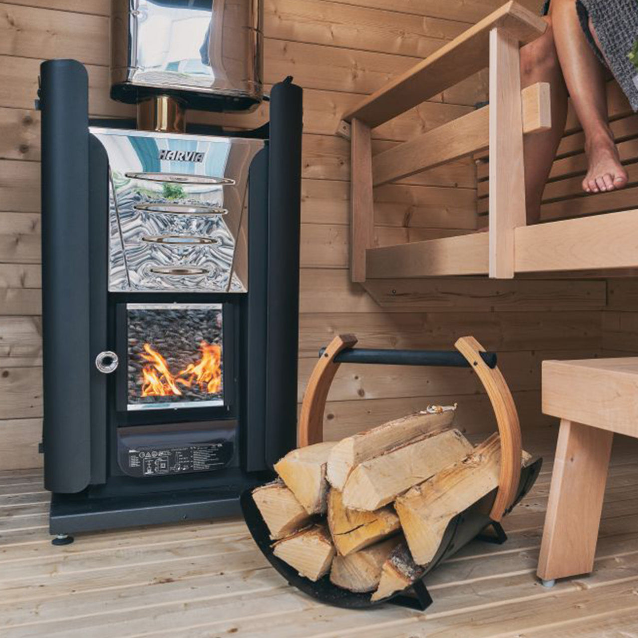 Harvia M3 Series 16.5kW Wood Sauna Stove WKM3