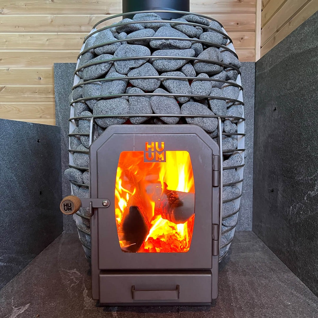 HUUM Hive Wood 13 kW Wood-Burning Sauna Stove Package