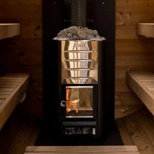 Harvia M3 Wood Burning Stove Kit SS