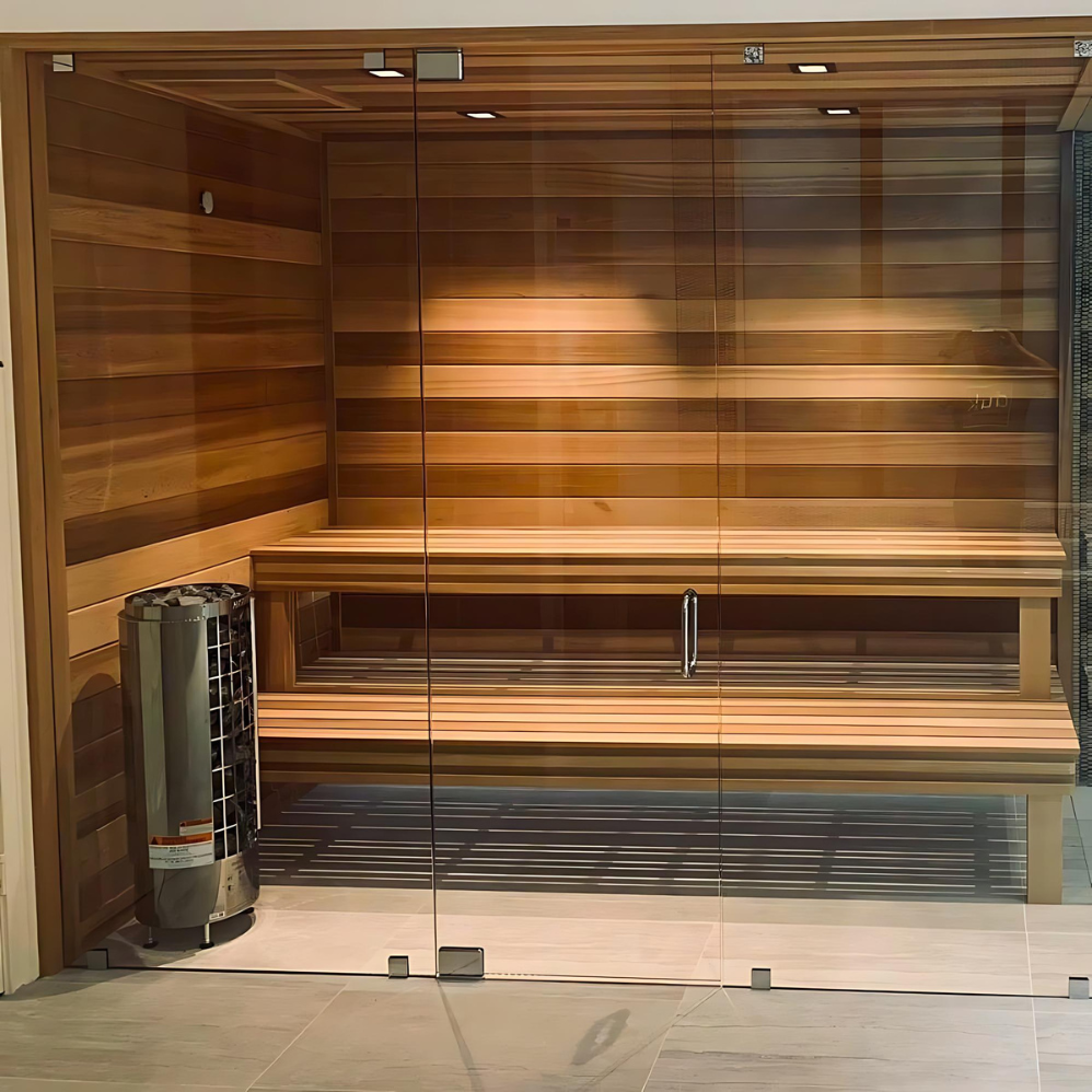 Harvia Cilindro PC90E Sauna Heater Package