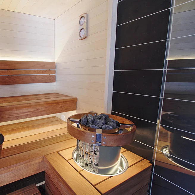 Harvia Cilindro PC90E Sauna Heater Package