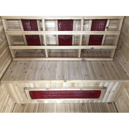 Sunray Burlington 2-Person Outdoor Infrared Sauna 200D