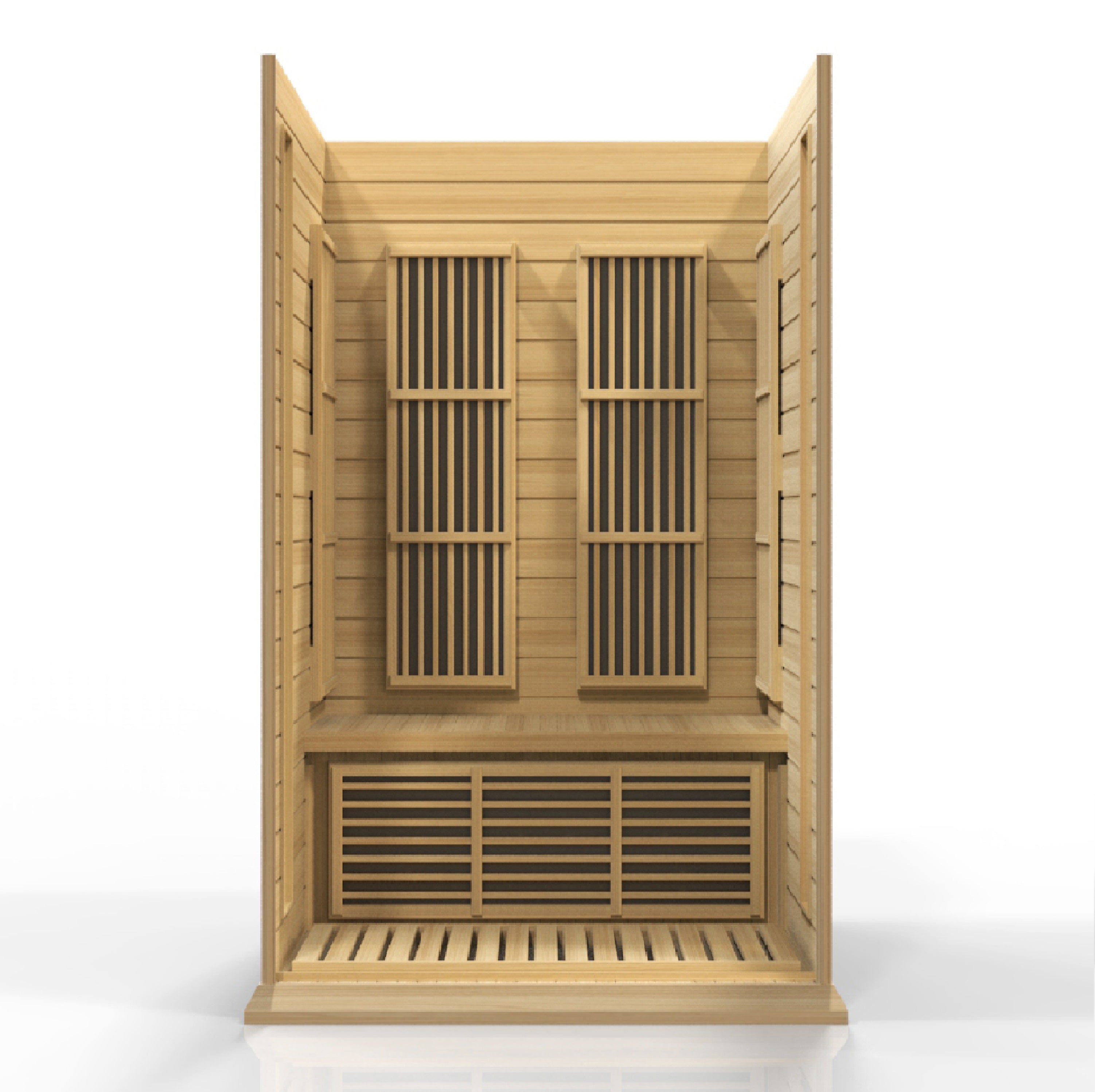 Maxxus 2-Person Low EMF FAR Infrared Sauna Canadian Hemlock MX-K206-01