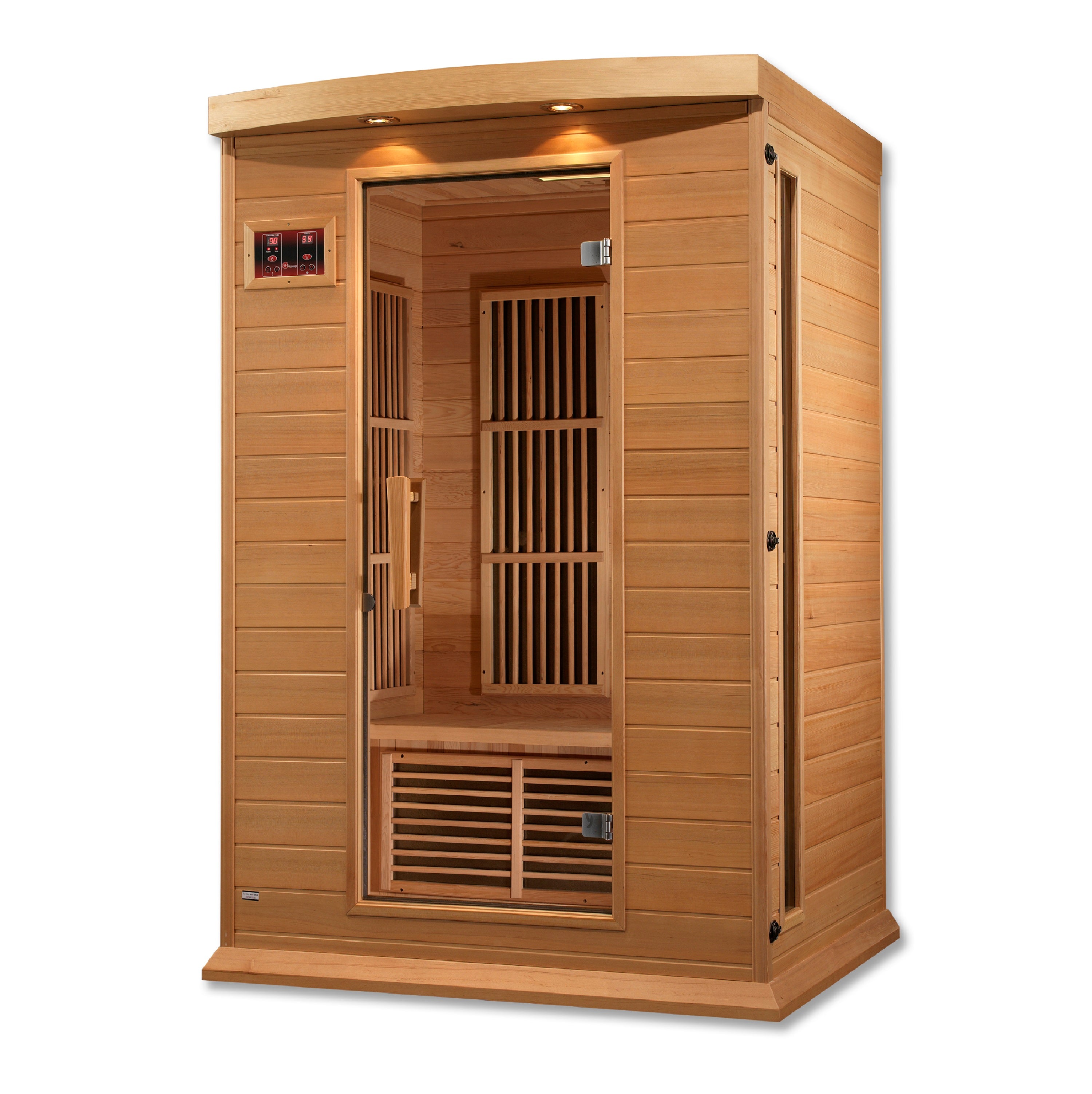 Maxxus 2-Person Low EMF FAR Infrared Sauna Canadian Hemlock MX-K206-01