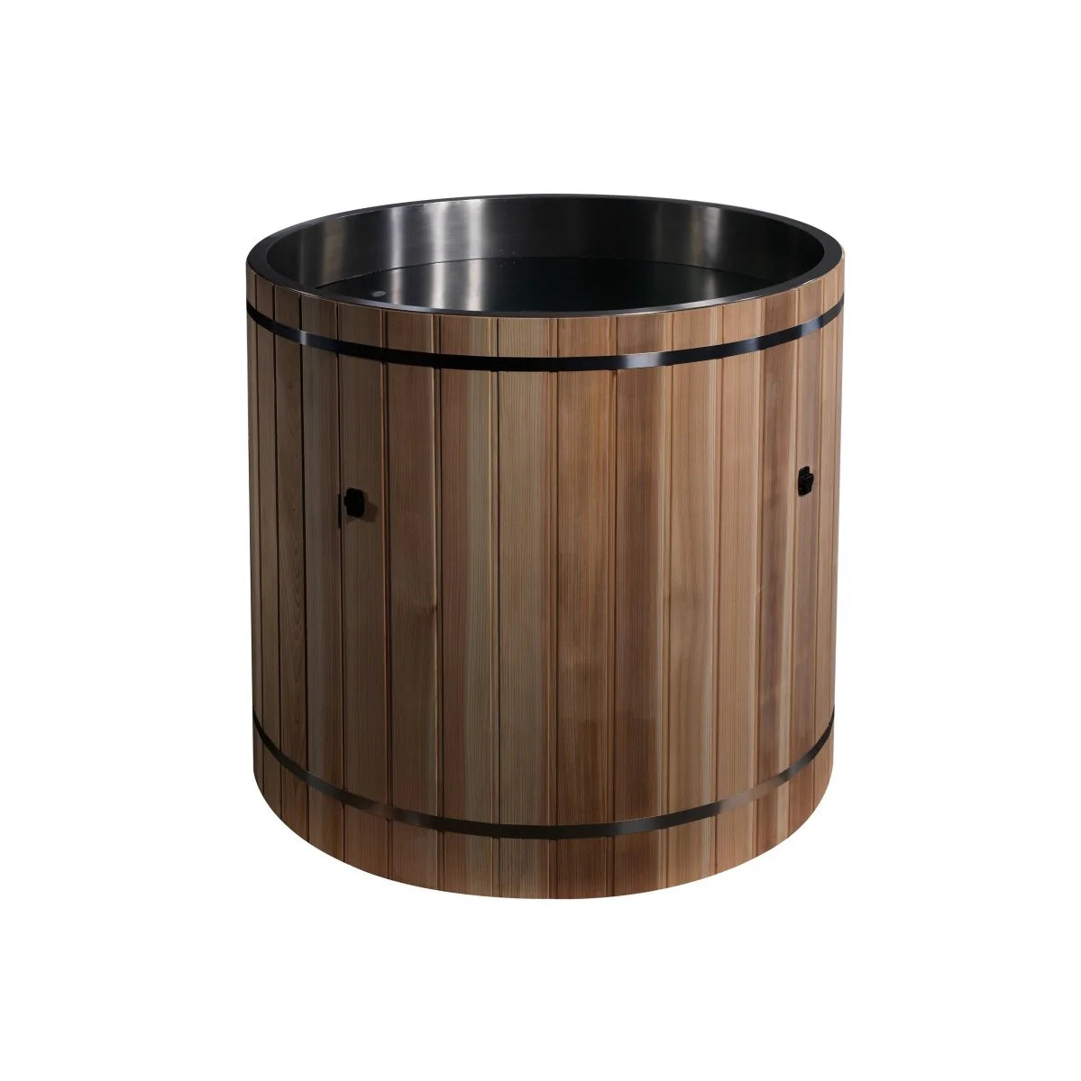 Dynamic Cold Therapy Stainless Steel Plunge Tub with Pacific Cedar