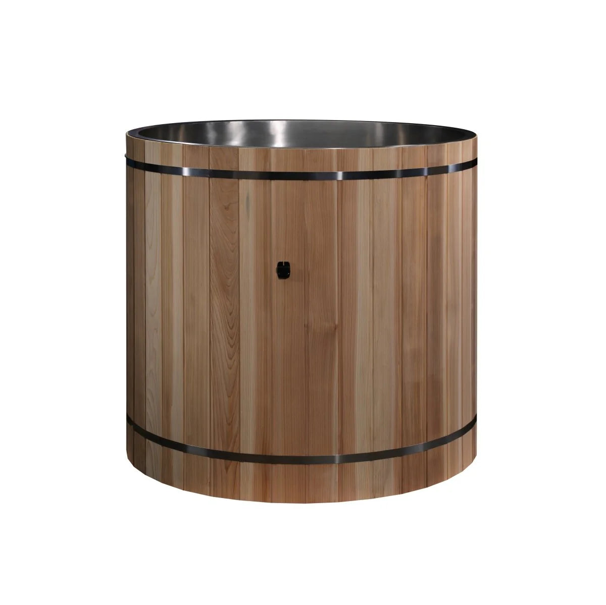 Dynamic Cold Therapy Stainless Steel Plunge Tub with Pacific Cedar