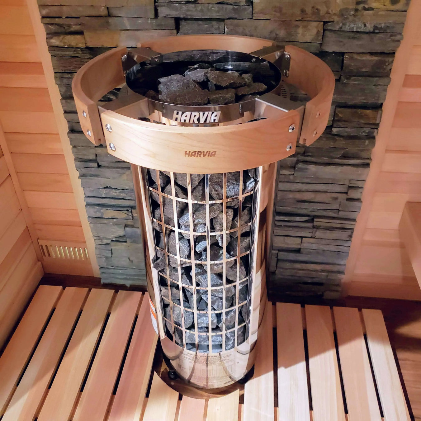 Harvia Cilindro PC110E Sauna Heater Package