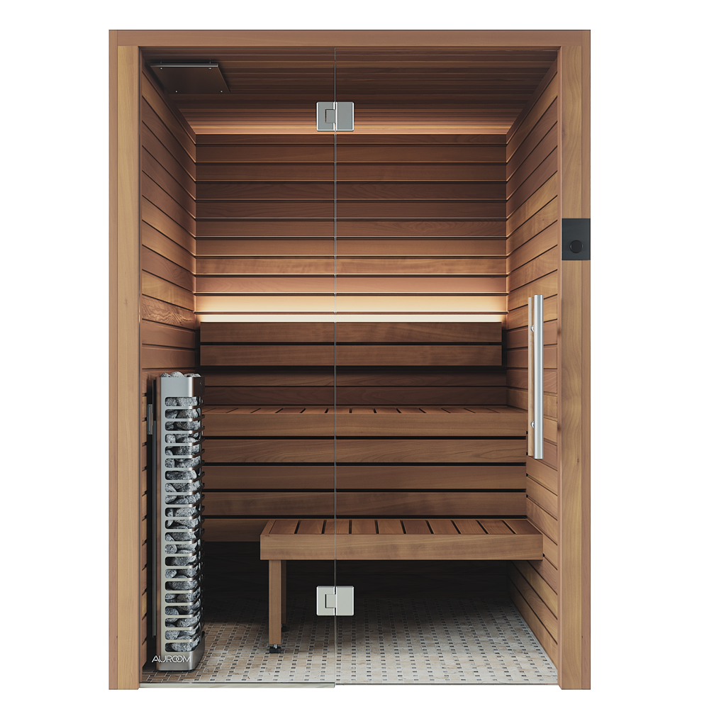 Auroom Cala Glass Sauna Kit - Thumbnail 3