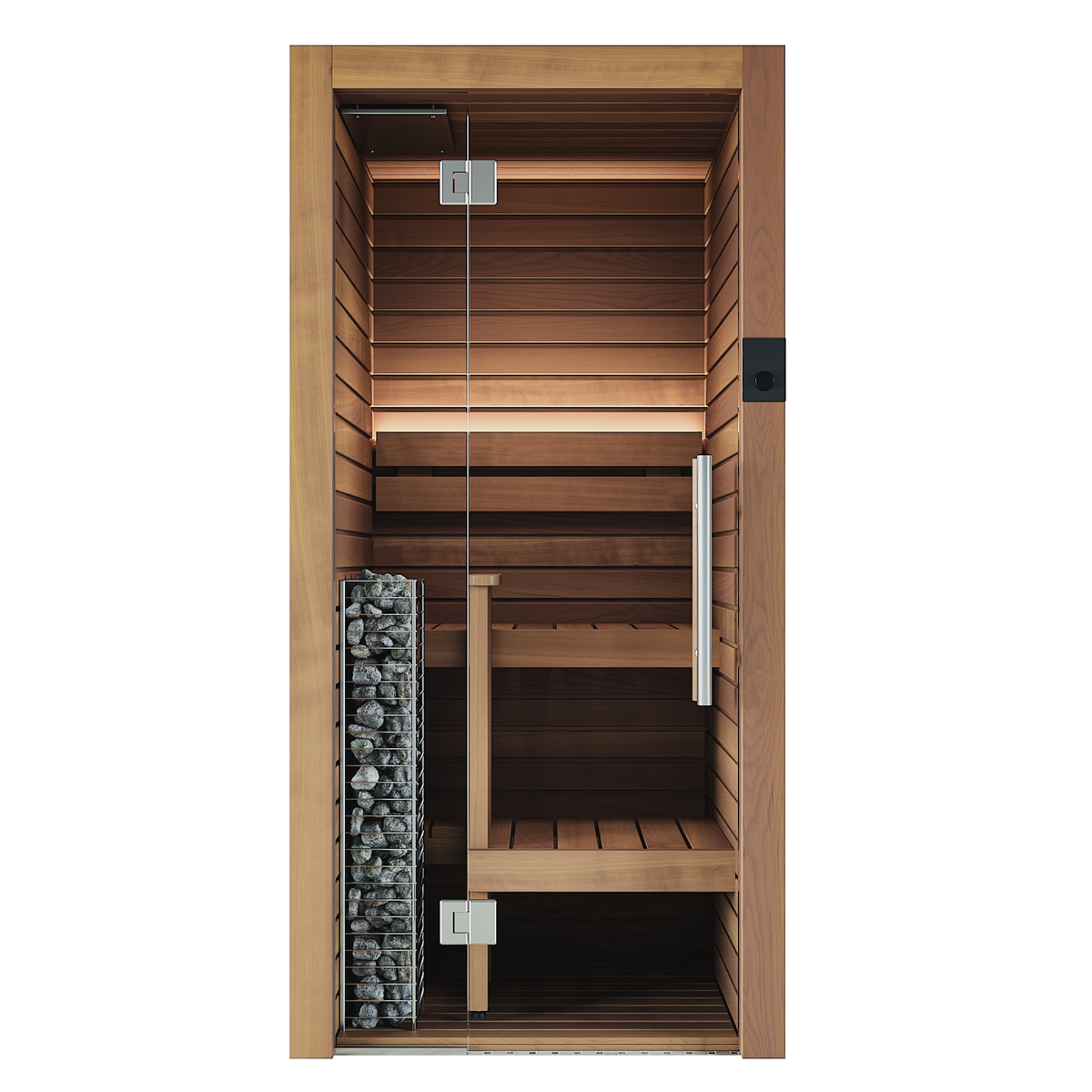 Auroom Sauna Auroom Cala Glass Mini Sauna Kit