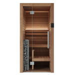 Auroom Sauna Auroom Cala Glass Mini Sauna Kit