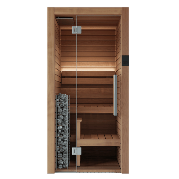 Auroom Sauna Auroom Cala Glass Mini Sauna Kit