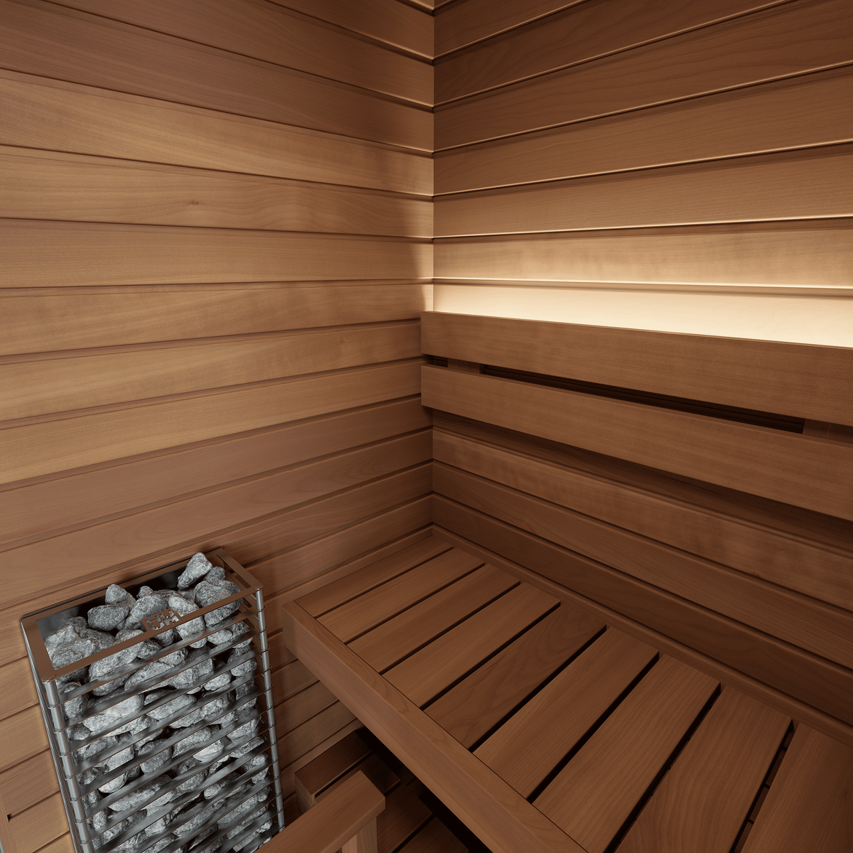 Auroom Sauna Auroom Cala Glass Mini Sauna Kit