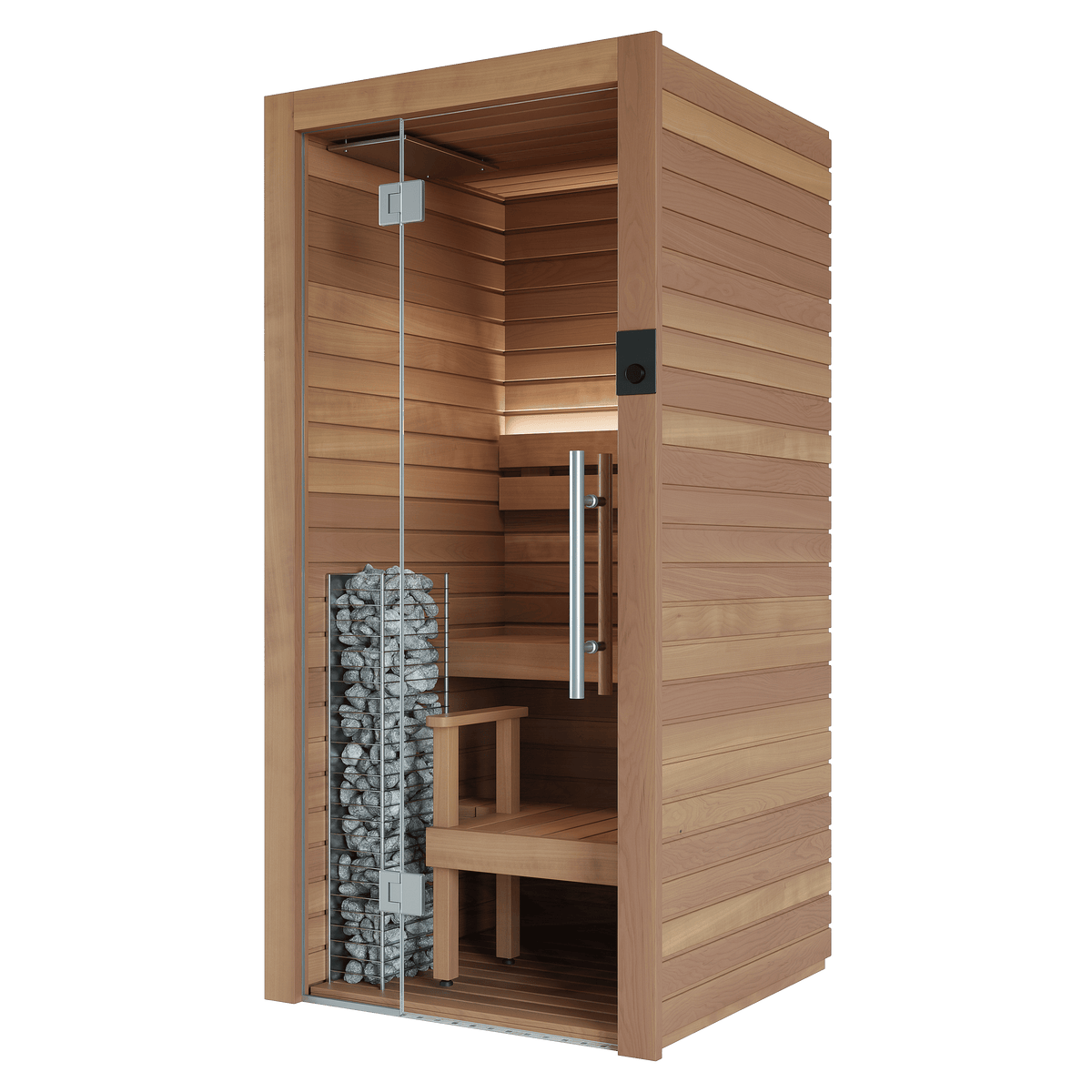 Auroom Sauna Auroom Cala Glass Mini Sauna Kit