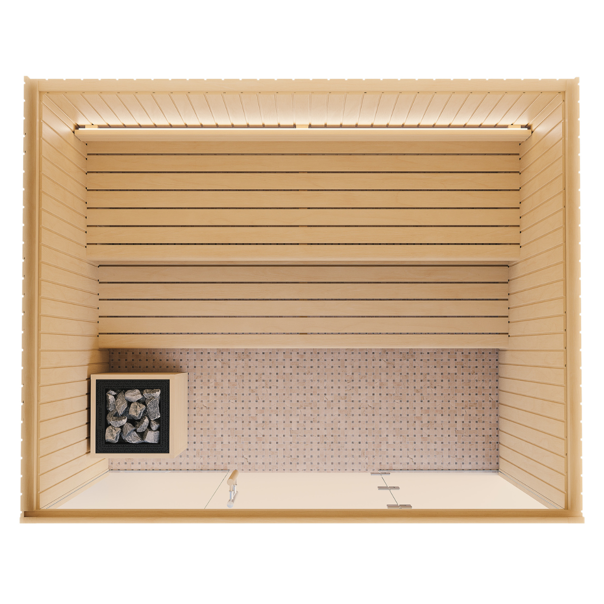 Auroom Sauna Auroom Emma Glass Cabin Sauna Kit