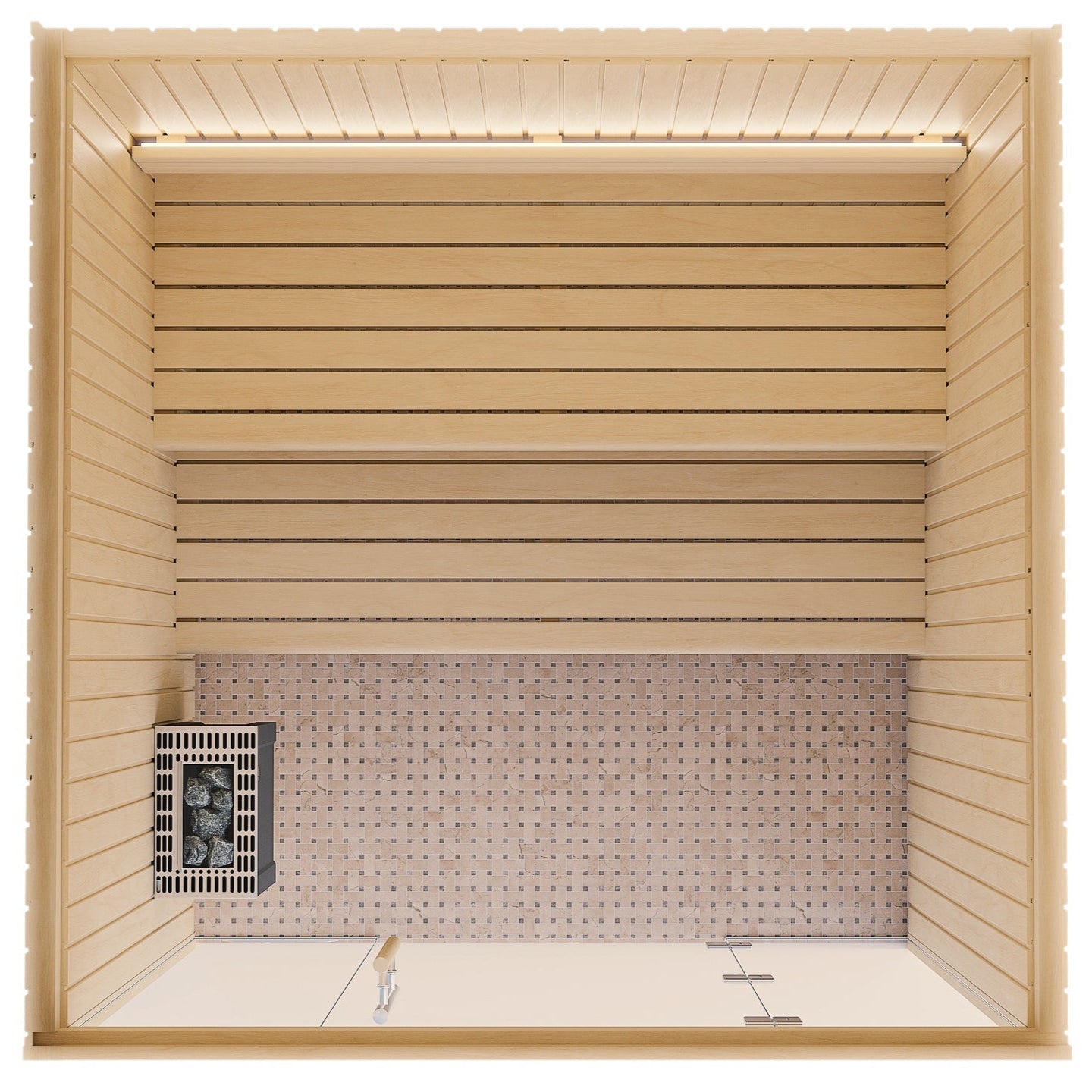 Auroom Sauna Auroom Emma Glass Cabin Sauna Kit