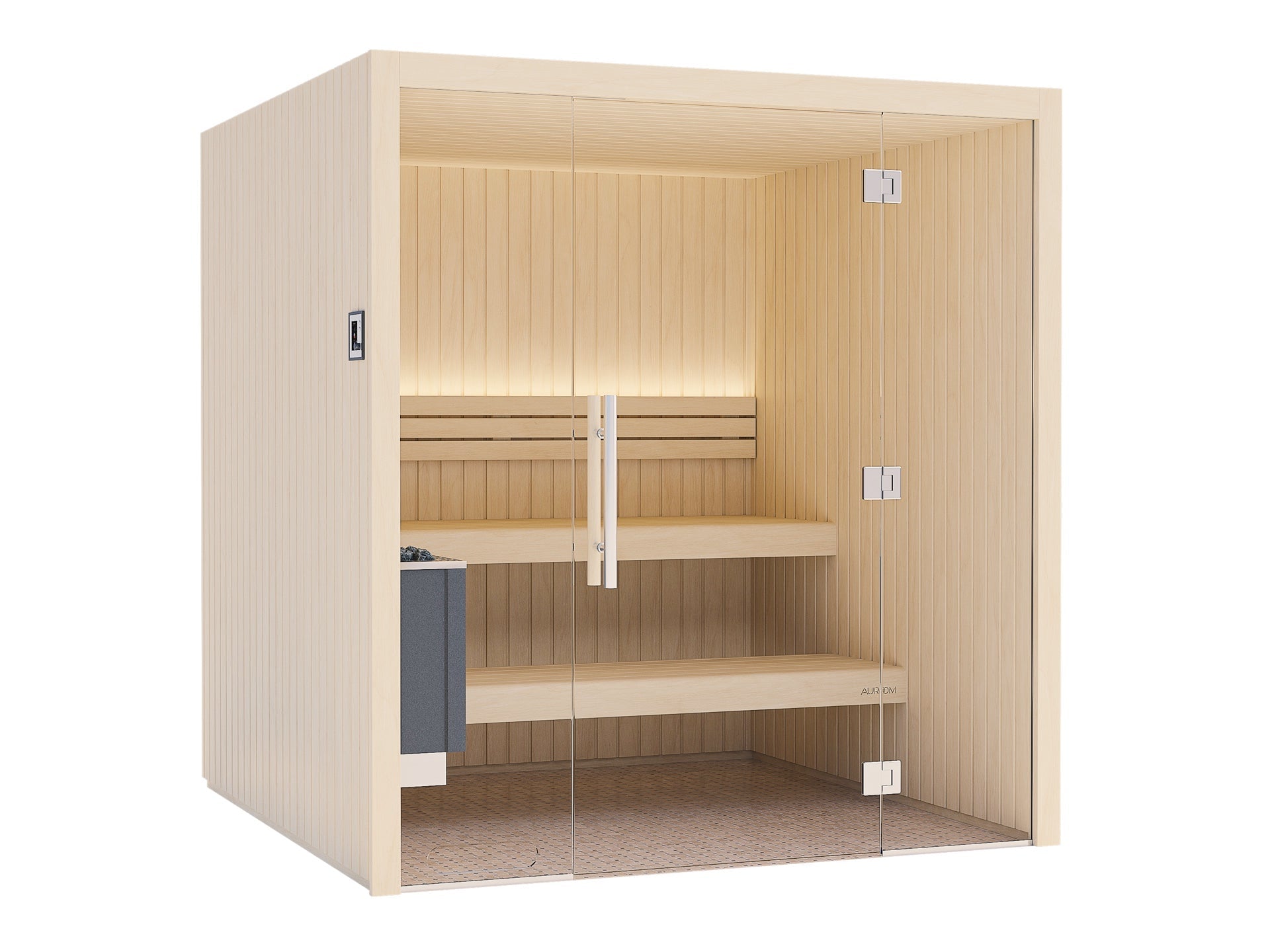 Auroom Sauna Auroom Emma Glass Cabin Sauna Kit