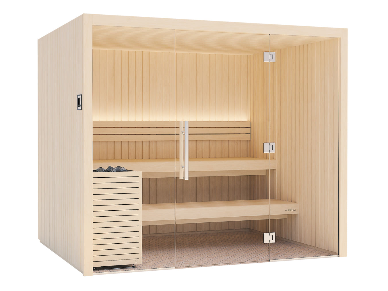 Auroom Sauna Auroom Emma Glass Cabin Sauna Kit