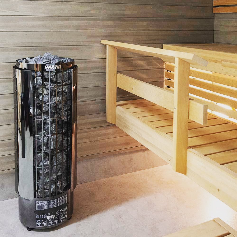 Harvia Cilindro Series 8kW Sauna Heater Package