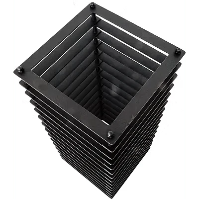 Cozy Heat Cozy Heat Quattro H500 Chimney Cover, Black Stainless Steel, for Quattro Sauna Stoves