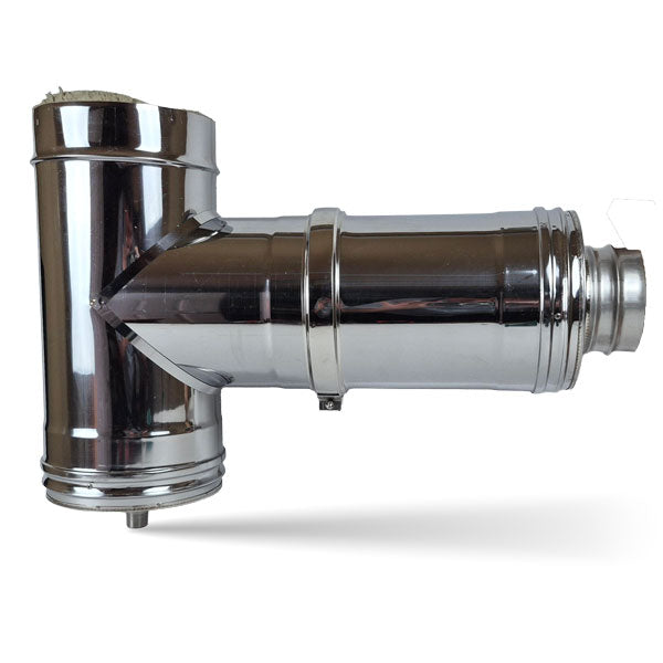 Dundalk Leisurecraft Extended Stainless "T" for Insulated Chimney Leisurecraft