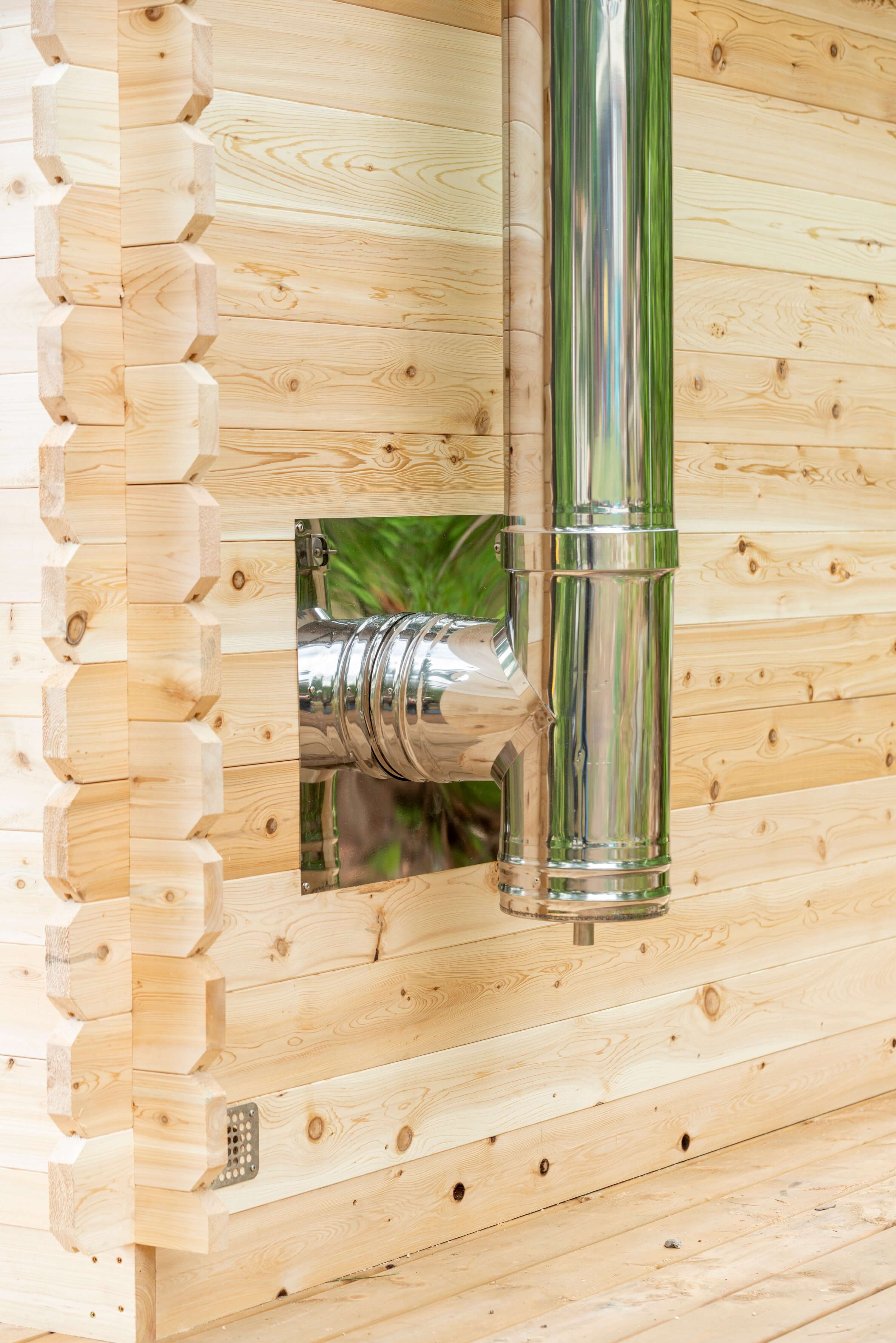 Dundalk LeisureCraft Sauna Dundalk CT Georgian 6 Person Outdoor Sauna CTC88W