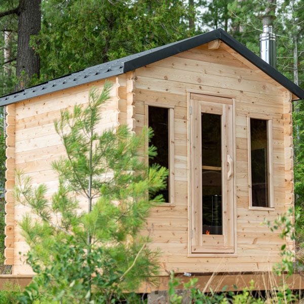 Dundalk LeisureCraft Sauna Dundalk CT Georgian 6 Person Outdoor Sauna CTC88W