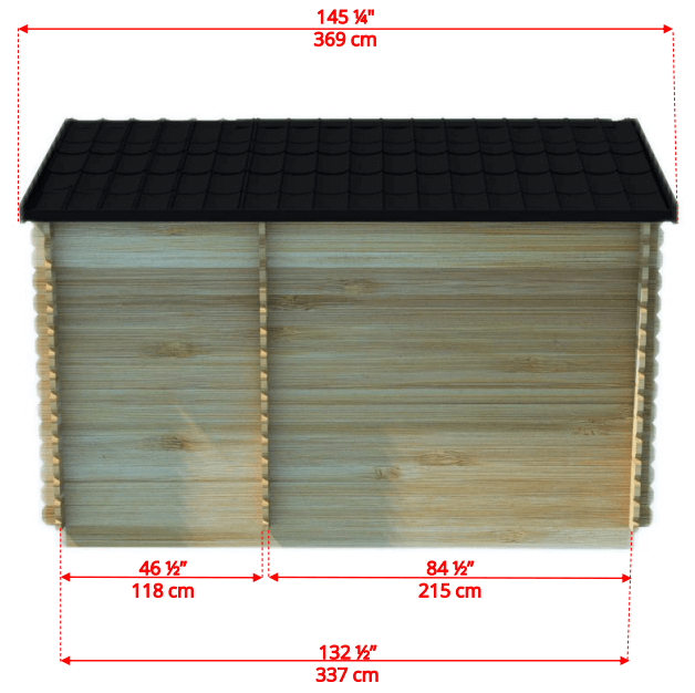 Dundalk LeisureCraft Sauna Dundalk CT Georgian 6 Person Outdoor Sauna with Changeroom