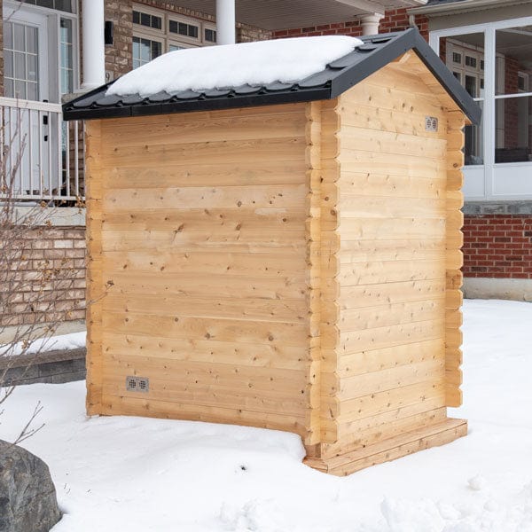 Dundalk LeisureCraft Sauna Dundalk CT Granby 3 Person Outdoor Sauna CTC66W