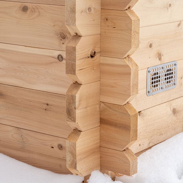 Dundalk LeisureCraft Sauna Dundalk CT Granby 3 Person Outdoor Sauna CTC66W