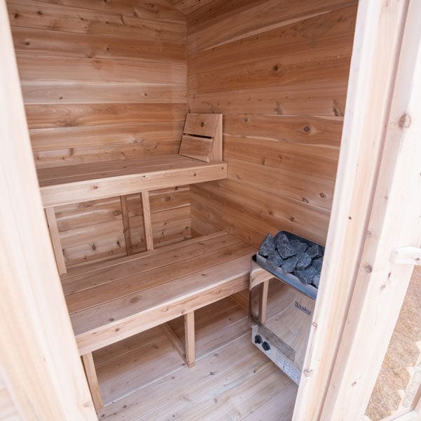 Dundalk LeisureCraft Sauna Dundalk CT Granby 3 Person Outdoor Sauna CTC66W