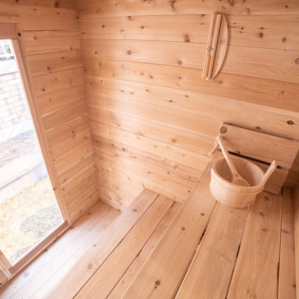 Dundalk LeisureCraft Sauna Dundalk CT Granby 3 Person Outdoor Sauna CTC66W