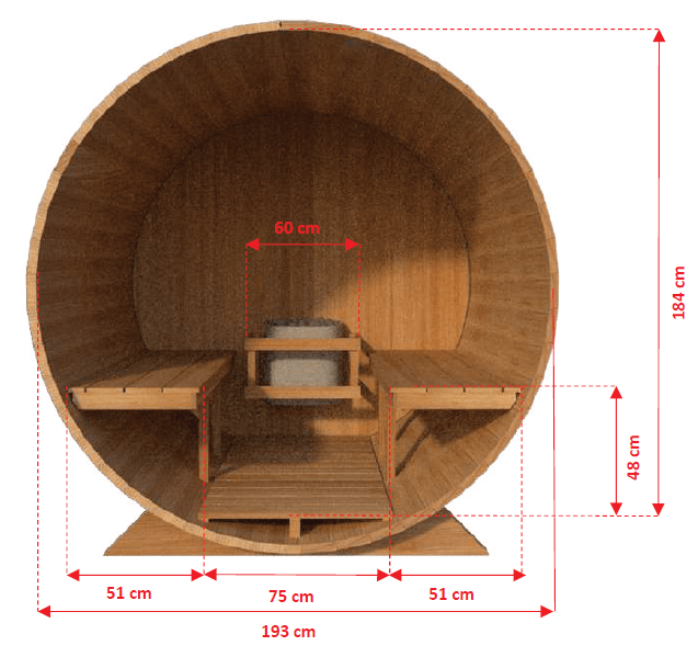 Dundalk LeisureCraft Sauna Dundalk CT Harmony 4 Person Barrel Sauna