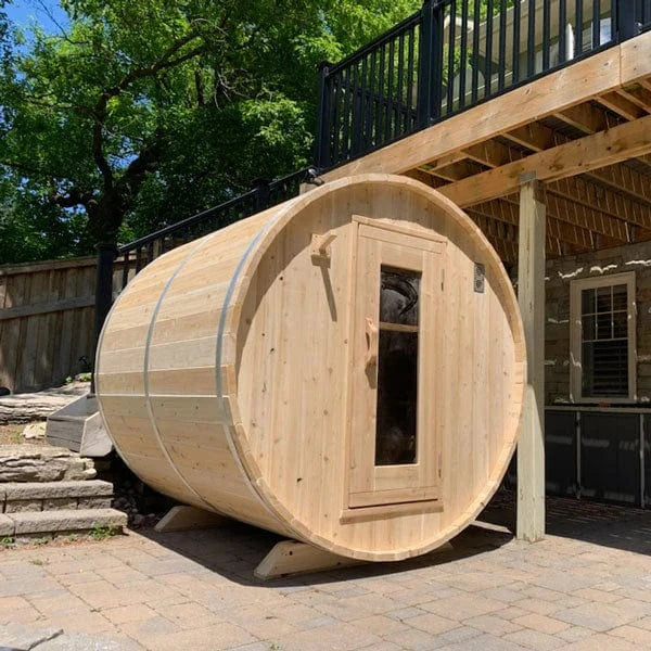 Dundalk LeisureCraft Sauna Dundalk CT Harmony 4 Person Barrel Sauna