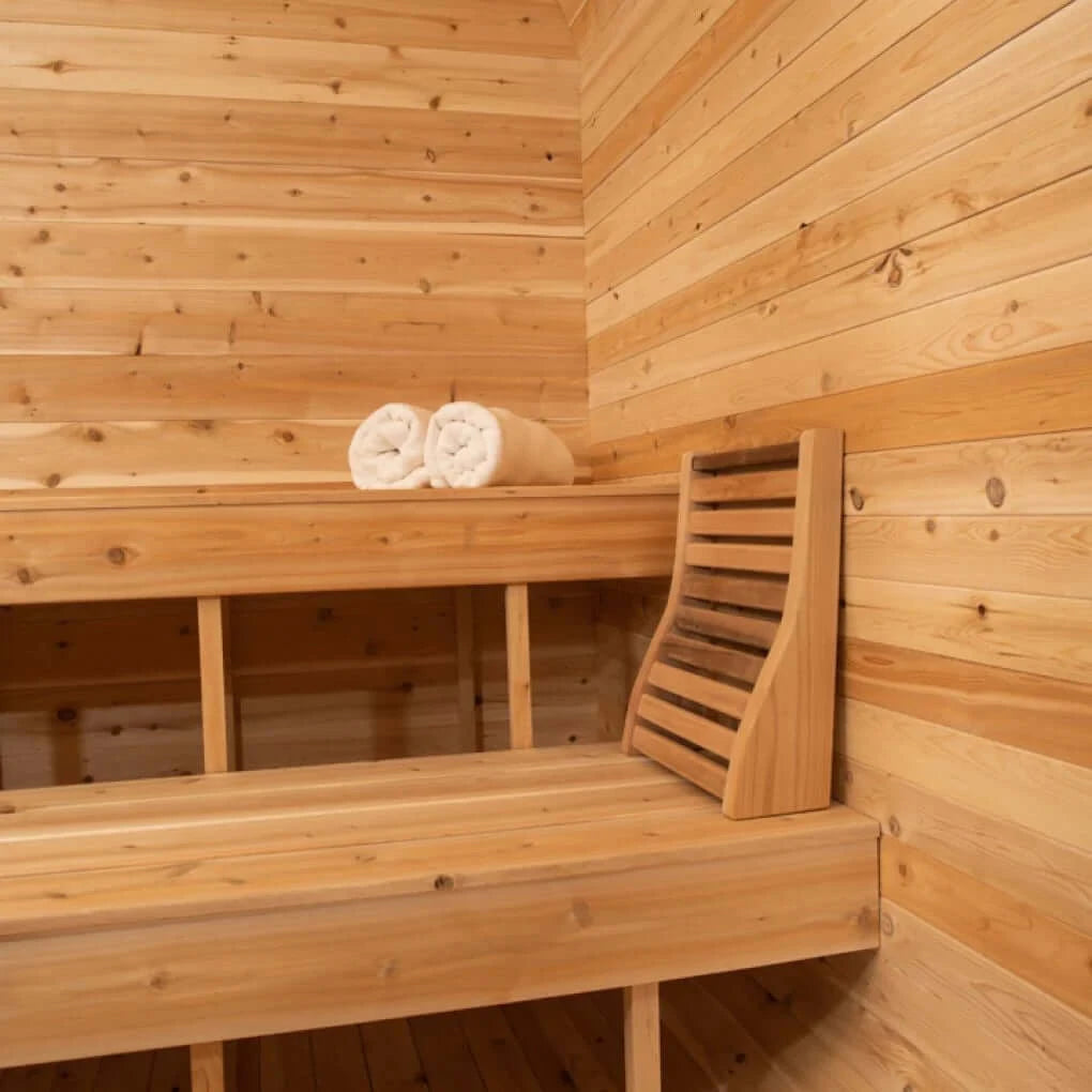 Dundalk LeisureCraft Sauna Dundalk CT Luna 4 Person Barrel Sauna
