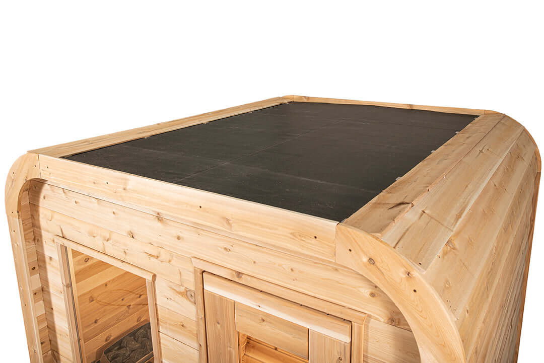 Dundalk LeisureCraft Sauna Dundalk CT Luna 4 Person Barrel Sauna