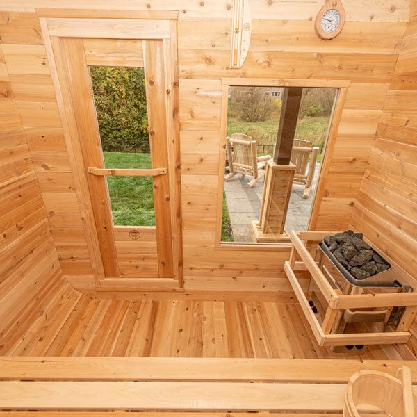 Dundalk LeisureCraft Sauna Dundalk CT Luna 4 Person Barrel Sauna