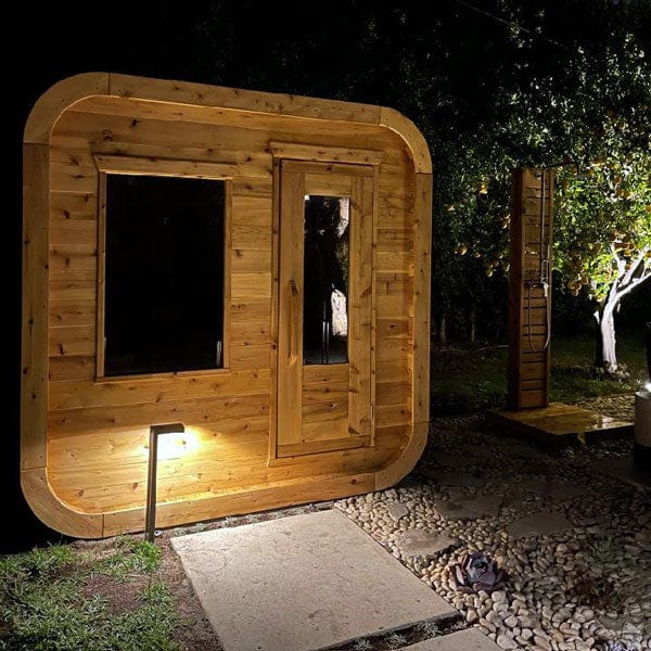 Dundalk LeisureCraft Sauna Dundalk CT Luna 4 Person Barrel Sauna