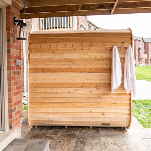 Dundalk LeisureCraft Sauna Dundalk CT Luna 4 Person Barrel Sauna