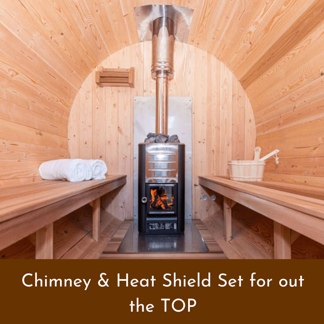 Dundalk LeisureCraft Sauna Dundalk CT Serenity 6 Person Barrel Sauna CTC2245W
