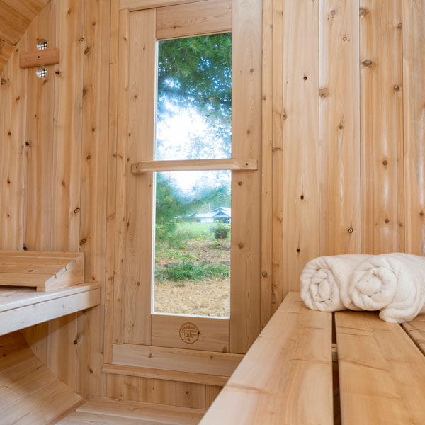 Dundalk LeisureCraft Sauna Dundalk CT Serenity 6 Person Barrel Sauna CTC2245W