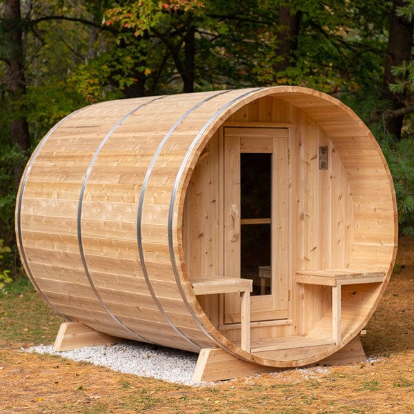 Dundalk LeisureCraft Sauna Dundalk CT Serenity 6 Person Barrel Sauna CTC2245W