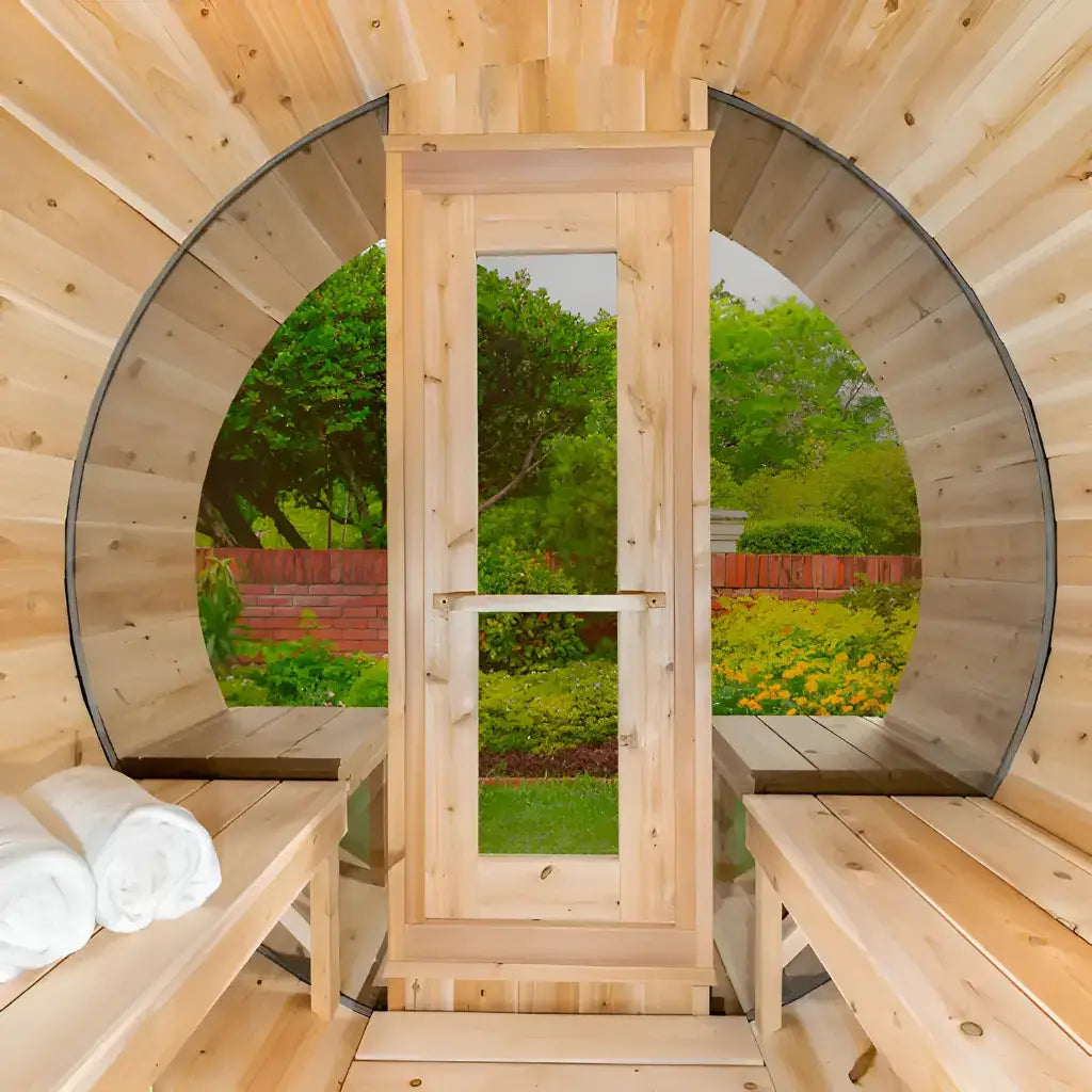 Dundalk LeisureCraft Sauna Dundalk CT Tranquility 6 Person Barrel Sauna CTC2345