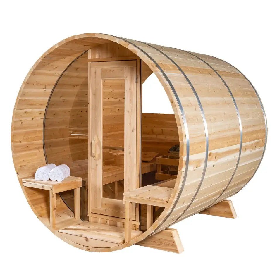 Dundalk LeisureCraft Sauna Dundalk CT Tranquility 6 Person Barrel Sauna CTC2345
