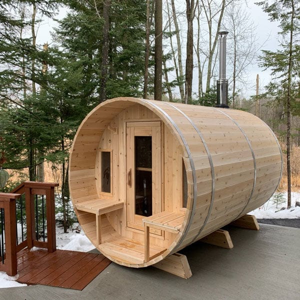 Dundalk LeisureCraft Sauna Dundalk CT Tranquility 6 Person Barrel Sauna CTC2345